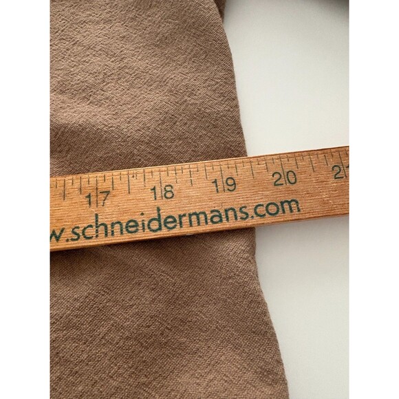 Sea Breeze California Top Women S Brown Cotton Gauze Boho Artsy Boxy Relaxed Pkt - Picture 12 of 15